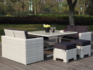 Robinson Outdoor 7-Piece Set Whiteline