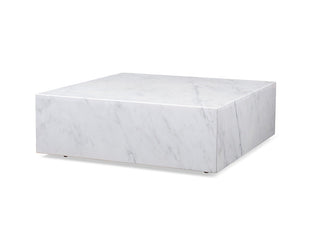Cube Square Coffee Table Whiteline