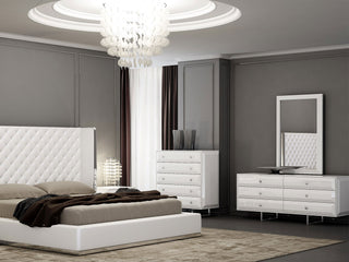 Abrazo Double Dresser Whiteline
