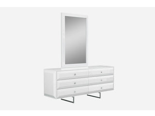 Abrazo Double Dresser Whiteline