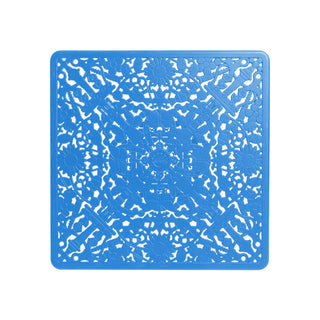 Industry Collection Aluminium Square Table Sky Blue DEKOR