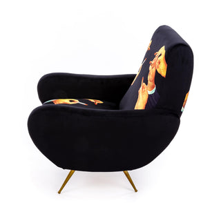 Armchair Lipstick Black SELETTI
