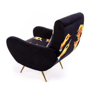 Armchair Lipstick Black SELETTI