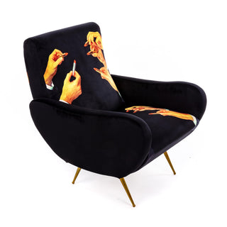 Armchair Lipstick Black SELETTI