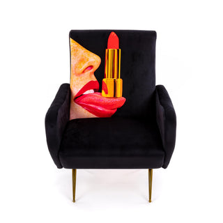 Armchair Tongue Black DEKOR