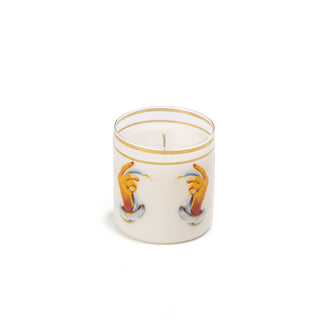 Glass Candle Hands with Snakes SELETTI