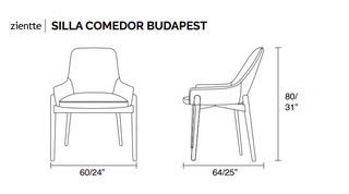BUDAPEST Dining Chair by Zientte - DEKOR