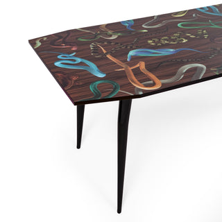 Table Snakes On Wood SELETTI