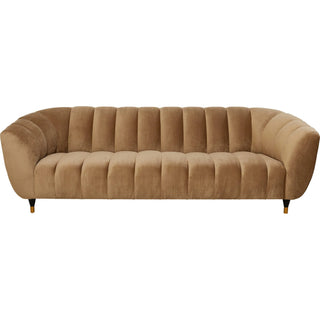Sofa Spectra Velvet Brown 3-Seater 245cm