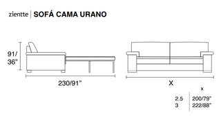 URANO Sofa bed by Zientte - DEKOR