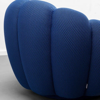 Swivel Armchair Peppo Bloom Blue KARE MIAMI