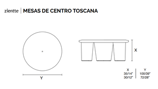TOSCANA Coffee table by Zientte - DEKOR
