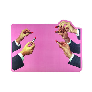 Tablemat Pink Lipstick SELETTI