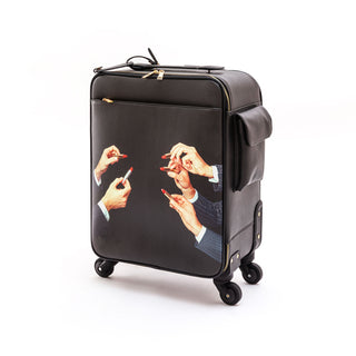 Travel Kit Trolley Lipstick Black SELETTI