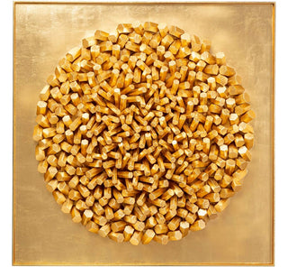 Wall Object Mikado Gold 120x120cm KARE MIAMI