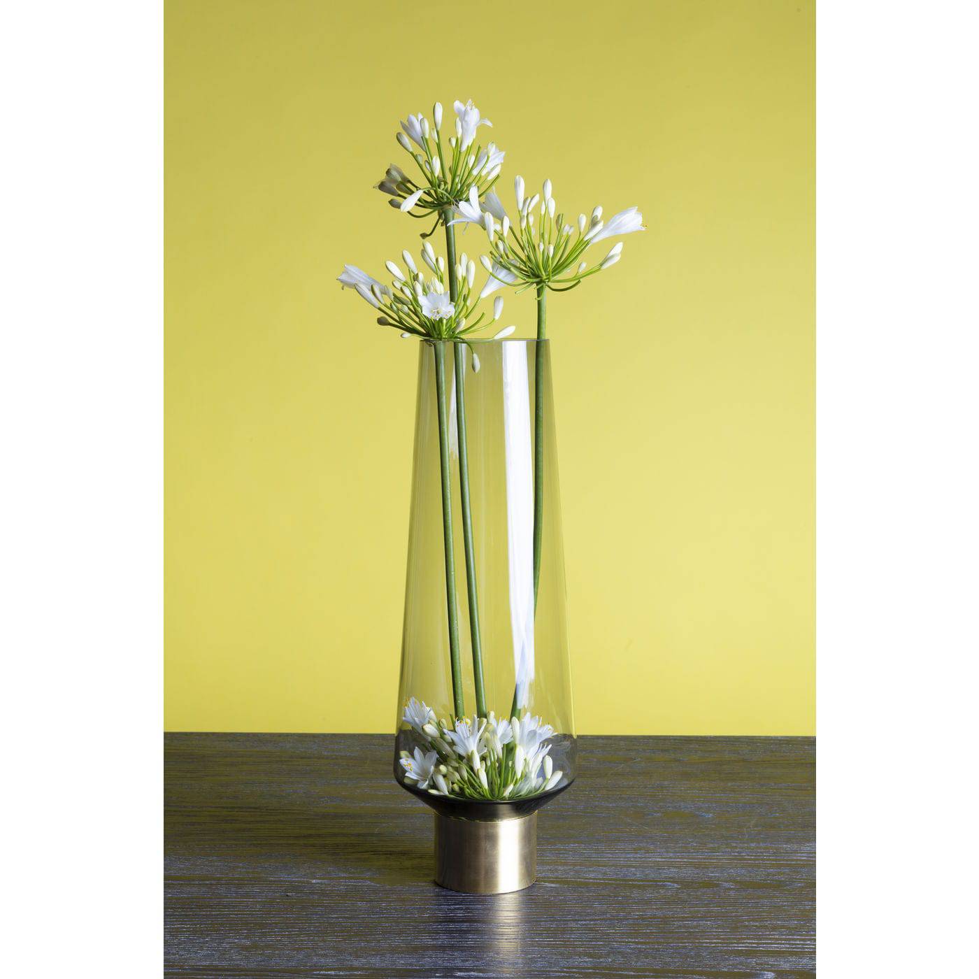 Handmade Smoked Glass Vase