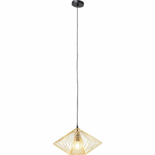 Pendant Lamp Modo Wire Round Gold - JULIA VENCE STORE
