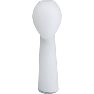 Modern White Glass Vase