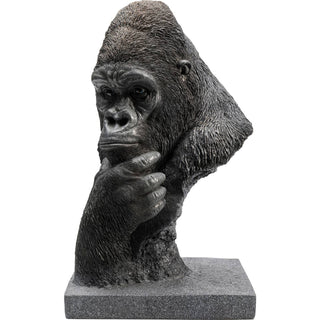 Deco Object Thinking Gorilla Head 49cm - JULIA VENCE STORE