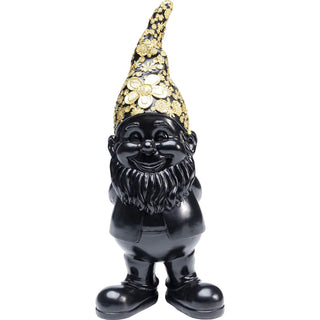 Deco Figurine Standing Black Gold 30cm - JULIA VENCE STORE
