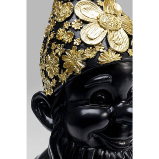 Deco Figurine Standing Black Gold 30cm - JULIA VENCE STORE