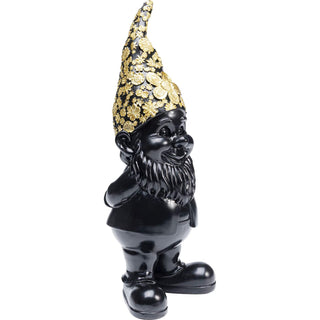 Deco Figurine Standing Black Gold 30cm - JULIA VENCE STORE