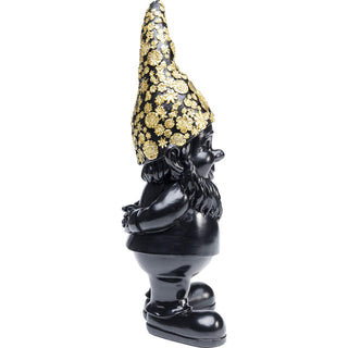 Deco Figurine Standing Black Gold 30cm - JULIA VENCE STORE