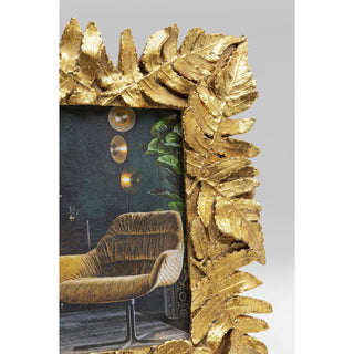Picture Frame Gold Leaves - JULIA VENCE STORE
