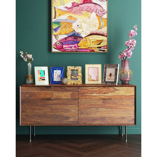 Picture Frame Gold Leaves - JULIA VENCE STORE