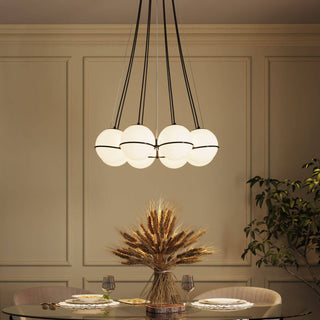 Pendant Lamp Globes Black Ø71cm - JULIA VENCE STORE
