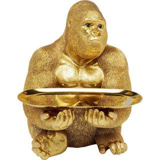 Deco Figurine Gorilla Butler 37cm - JULIA VENCE STORE