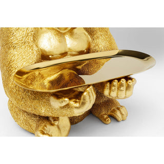 Deco Figurine Gorilla Butler 37cm - JULIA VENCE STORE