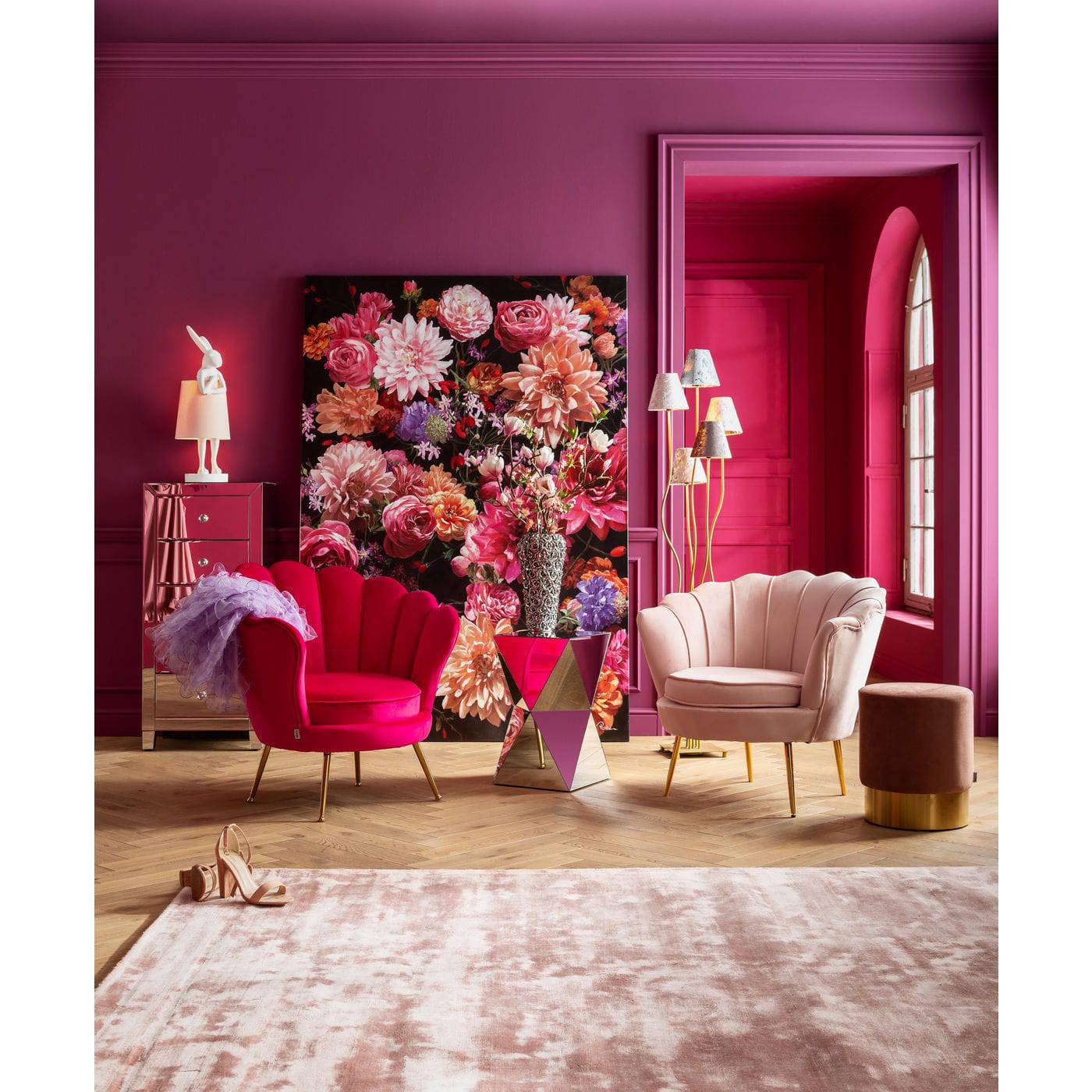 Vase Rose Multi Chrome Small - JULIA VENCE STORE