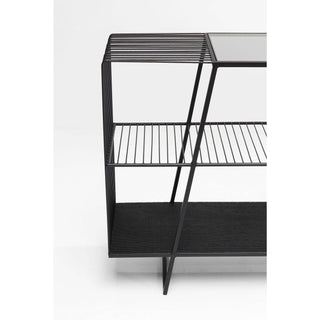 Steel and Glass Console