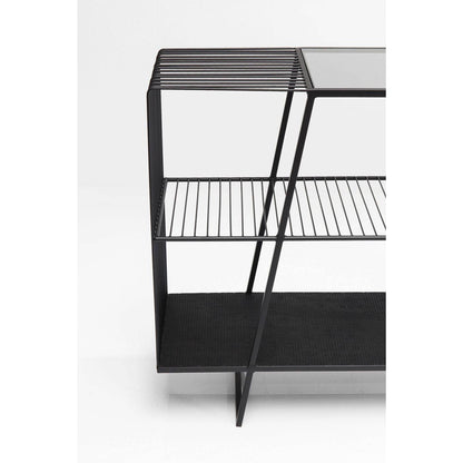 Steel and Glass Console