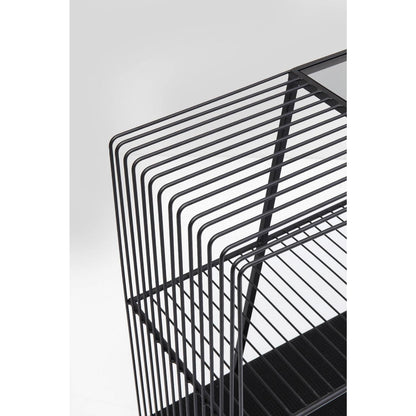 Steel and Glass Console
