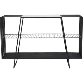 Steel and Glass Console