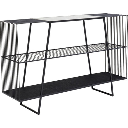 Steel and Glass Console