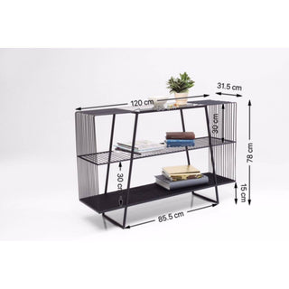 Steel and Glass Console