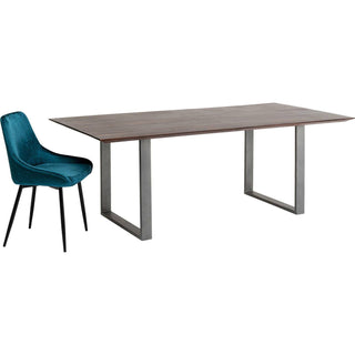 table symphony dark crude steel 180x90 - JULIA VENCE STORE
