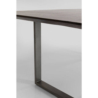 table symphony dark crude steel 180x90 - JULIA VENCE STORE