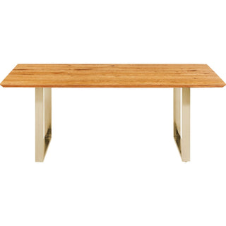 table symphony oak brass 200x100 - JULIA VENCE STORE