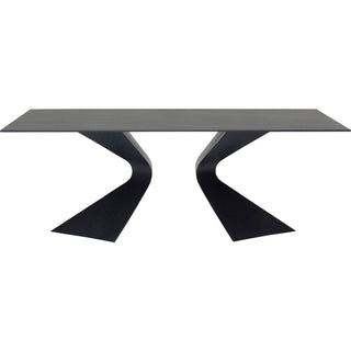 Table Gloria Black Ceramic Black 200x100cm - DEKOR