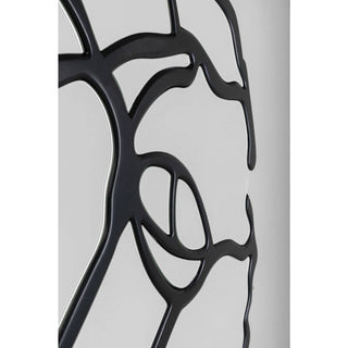 Wall Mirror Pieces Matt Black Ø100cm - DEKOR