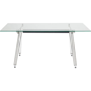 Table Officia Tempered Glass 160x80 cm - JULIA VENCE STORE