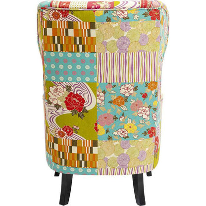Patchwork Red Armchair