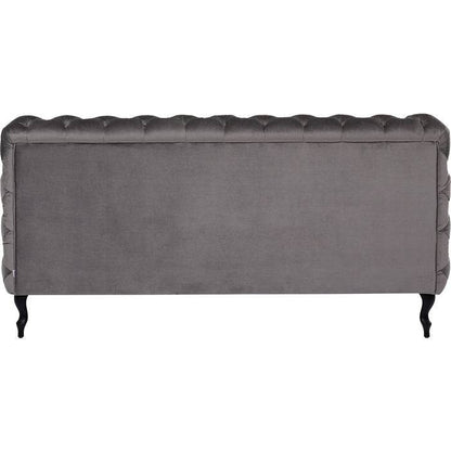 Bed Desire Velvet Silver Grey 180x200 cm - JULIA VENCE STORE