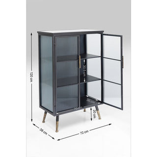 Steel and Glass Cabinet