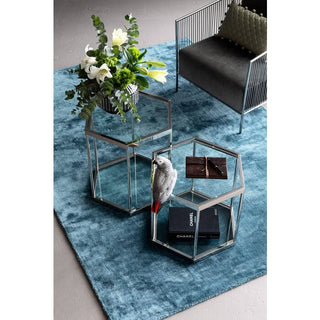 Luxury Blue Viscose Carpet