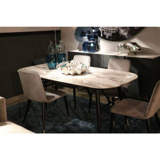 Luxury Blue Viscose Carpet